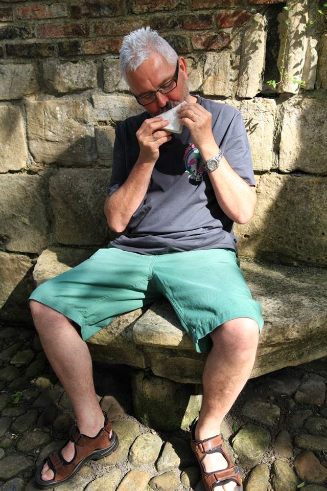 Karen Thompson, Ceramic Porcelain Sandwiches, York Curiouser. Treasure's House Gardens. Photo: Ian McKinley. karent.co.uk