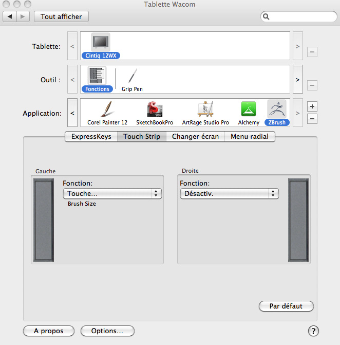 Simon Loche ZBrush Brush Size and Touch Strip