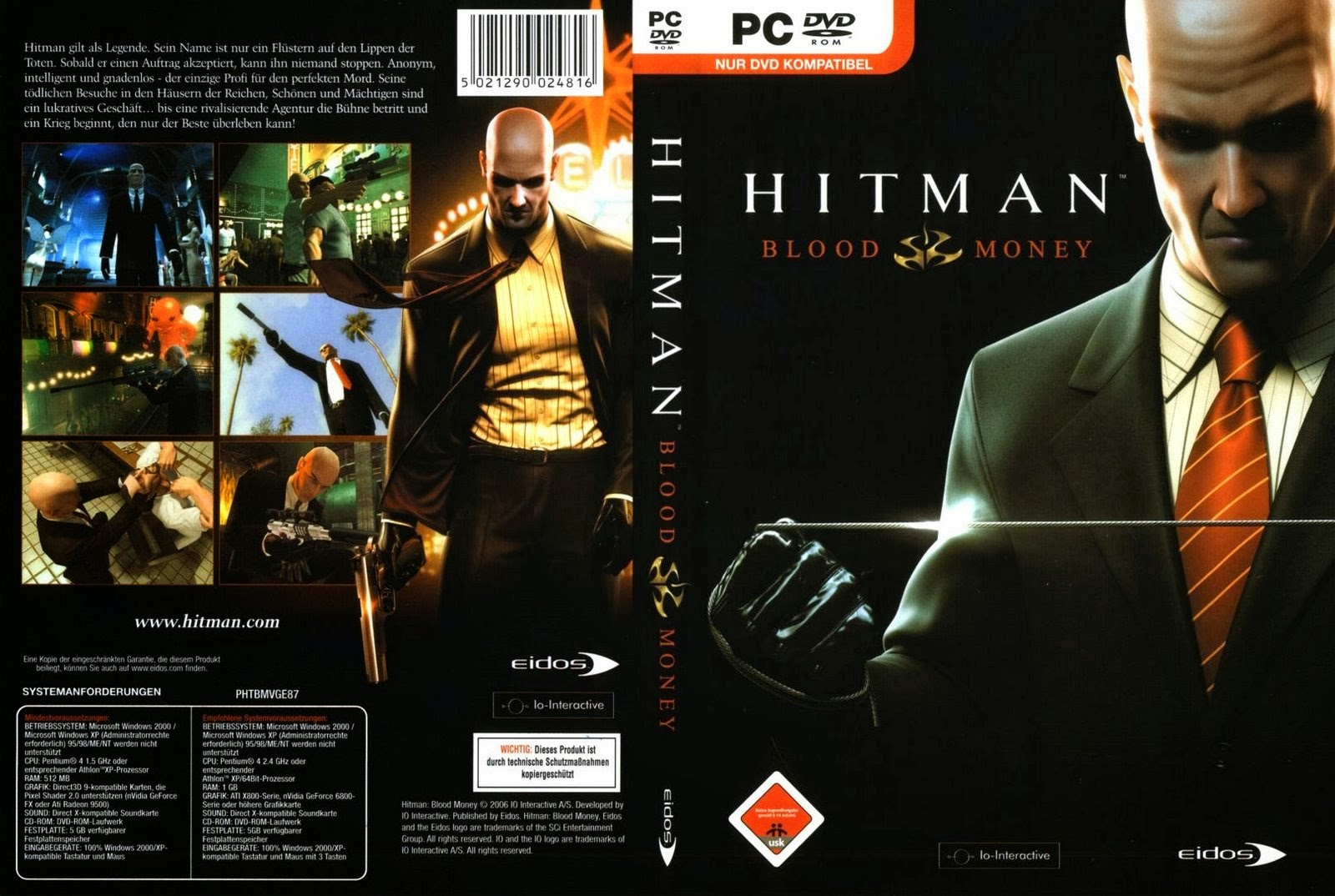 Hitman Blood Money Highly Compressed PC Game Free Download