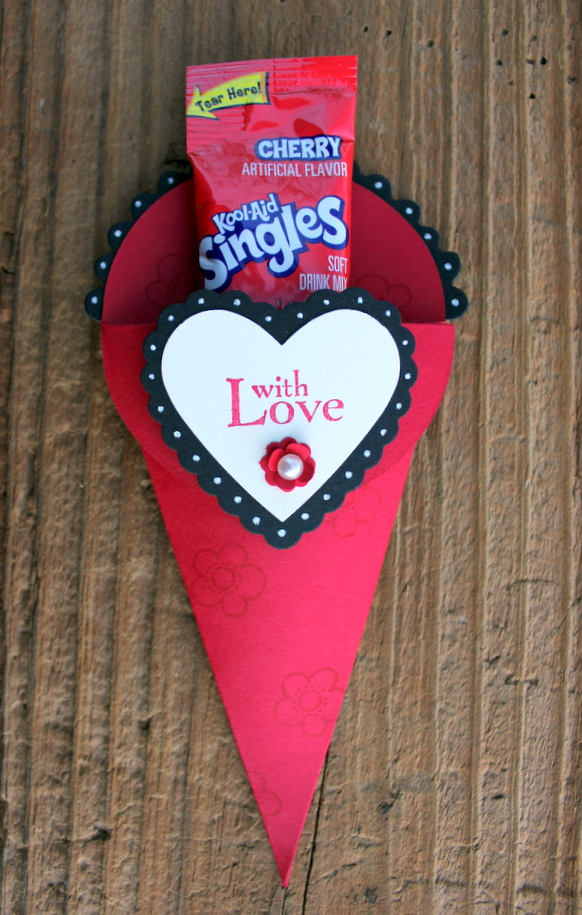 AnnMarie's Stamping Adventures!! Petal cone treat holder!