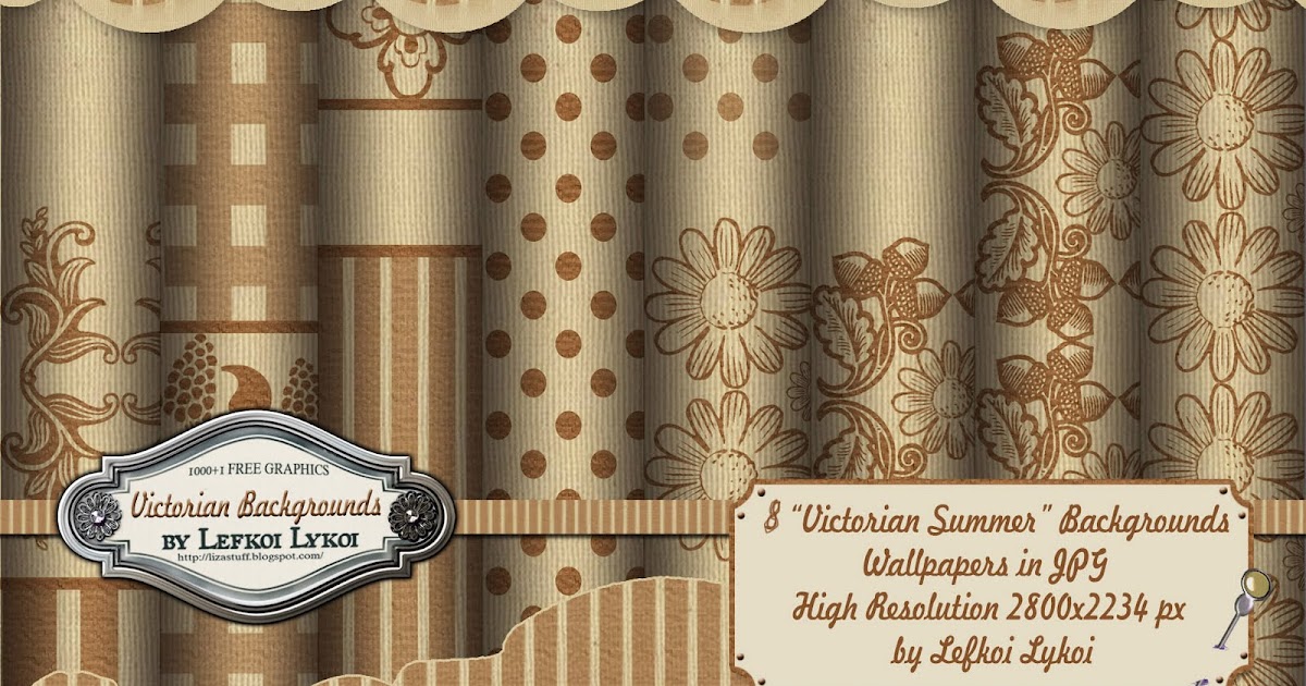 1000+1 FREE GRAPHICS : 8 Victorian Backgrounds-Wallpapers in JPG High