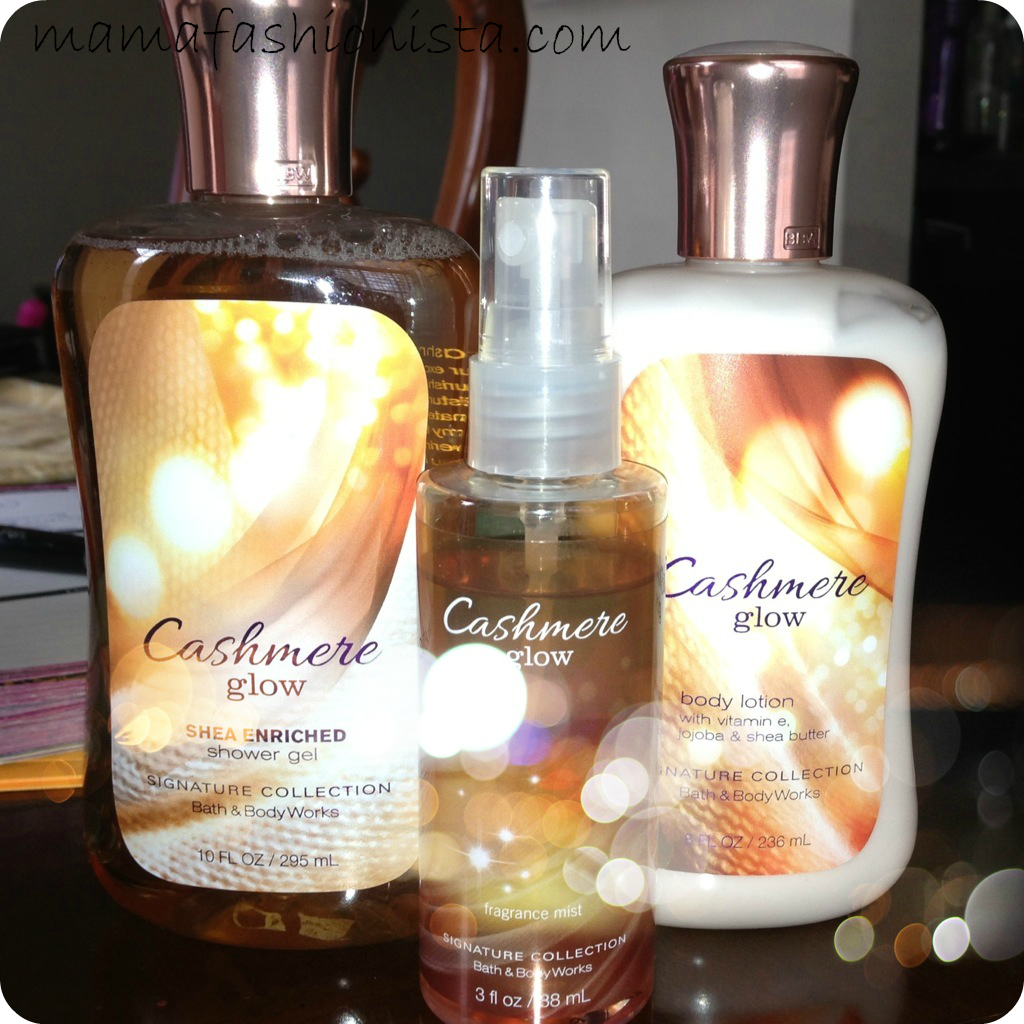 Mama Fashionista Bath and Body Works' Cashmere Glow AKA Today's Smell