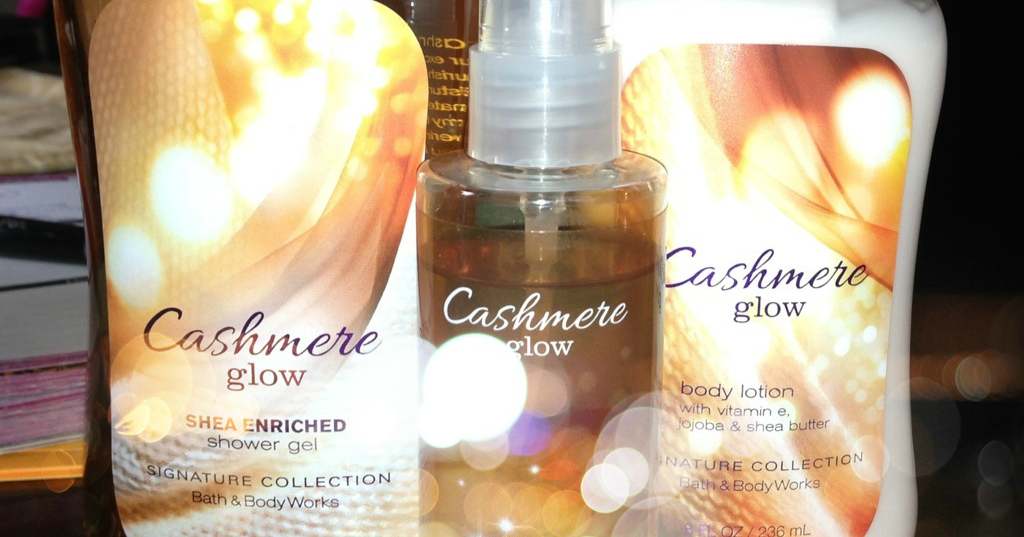 Mama Fashionista Bath and Body Works' Cashmere Glow AKA Today's Smell