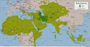 MAP, Largest Muslim Populations in the World