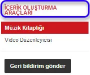 Youtube İçerik oluşturma Araçları nerededir