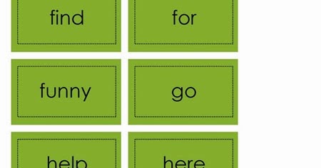 Kindergarten sight words printables | Childhood Education