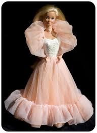 peach bridesmaid dresses 80s