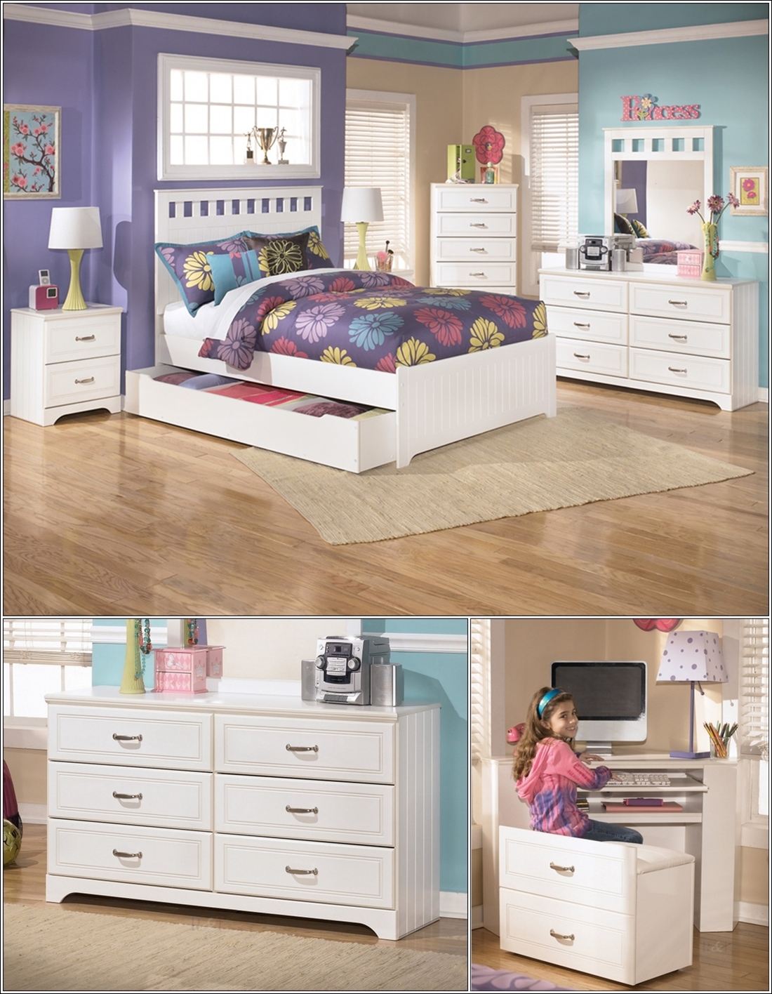 Deco chambre interieur: modèles de meubles blancs pour les ...