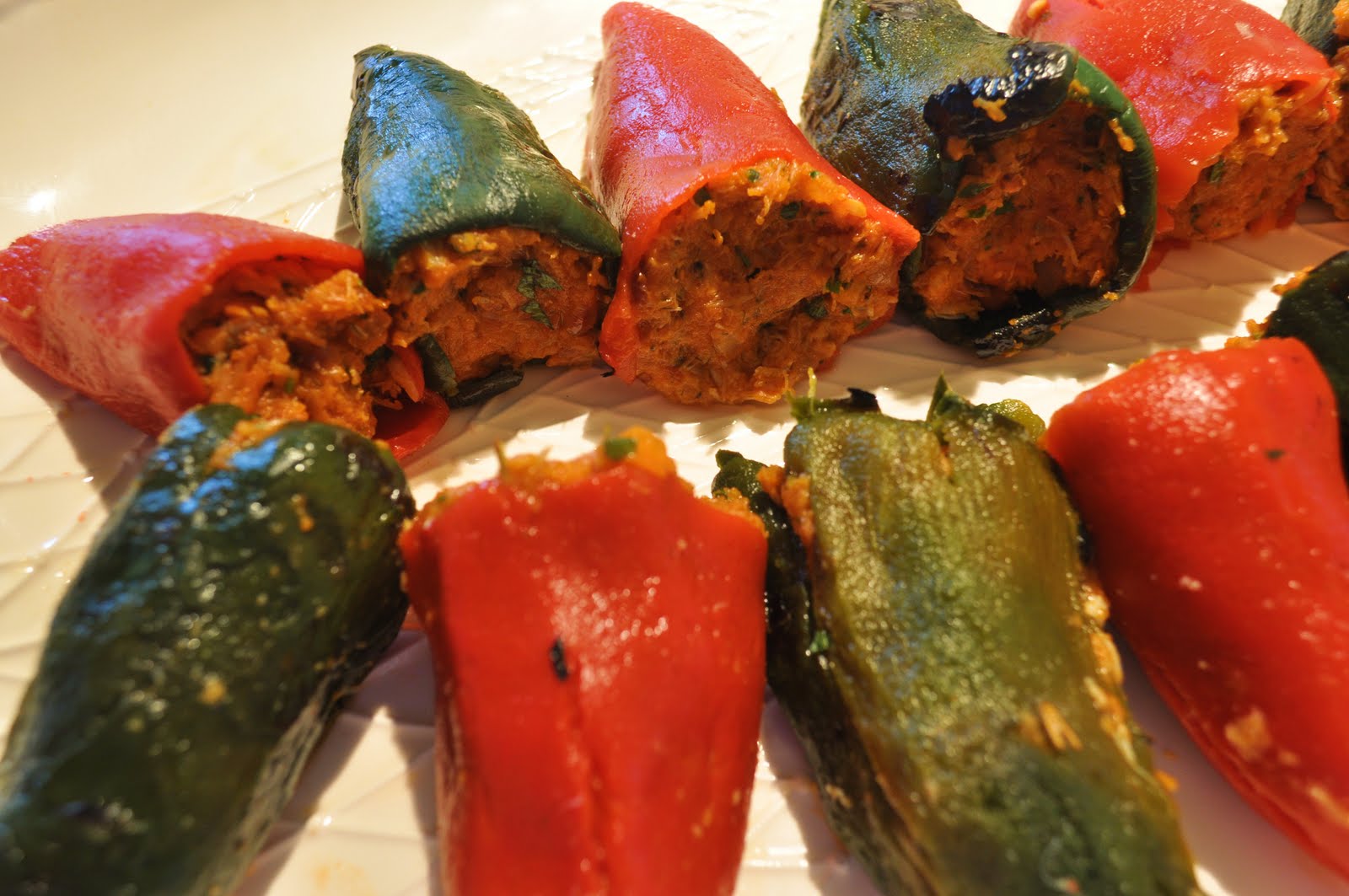 My Hawaiian Home Basque Peppers stuffed with Crab