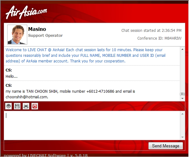 Airasia live chat AirAsia launches