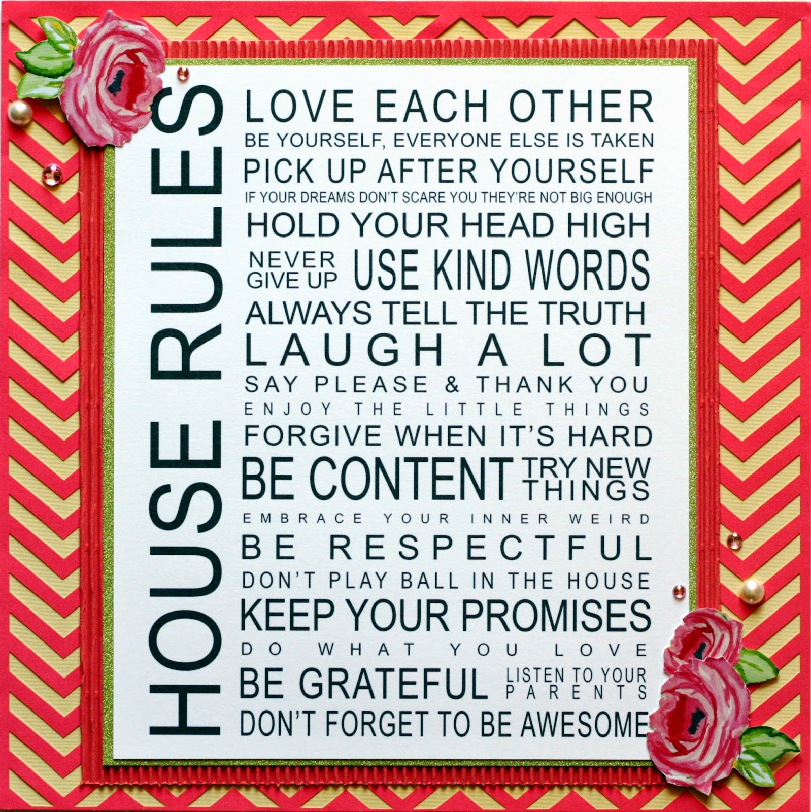 Lisa S Creative Niche Dcwv House Rules Decor Layout