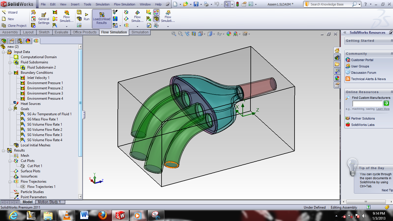 Automobile and CAD Design Flow Simulation of Intake Manifold