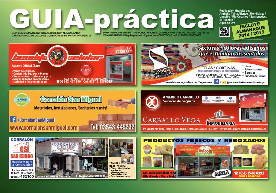 GUÍA-PRÁCTICA CALENDARIO 2014 / 2015 - COMERCIOS Y SERVICIOS VARIOS