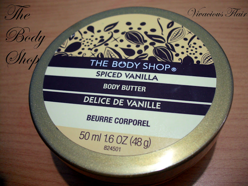 Vivacious Flair The Body Shop Spiced Vanilla Body Butter Review