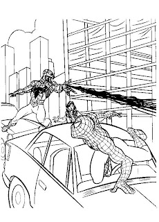 spiderman coloring pages for kids printable free