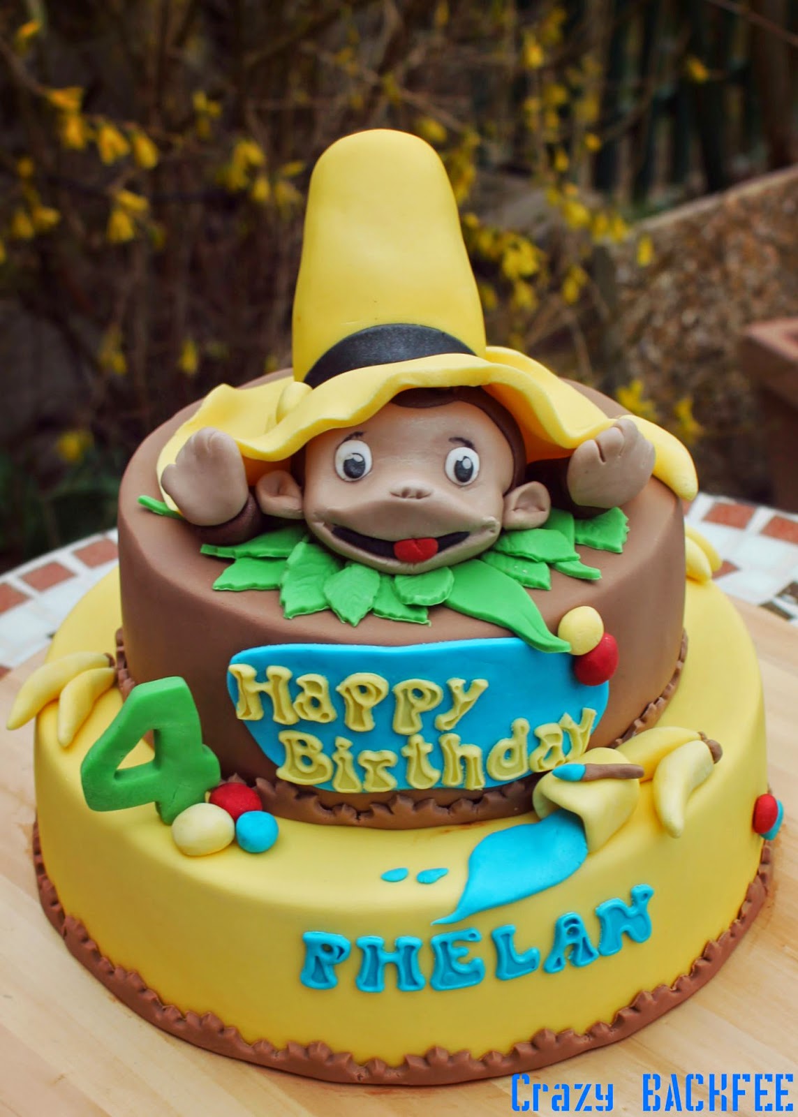 Coco der Neugierige Affe Eßbar Muffin Torten-Bild-Aufleger Party Geburtstag Deko