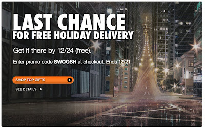 Dec. 19, 2011 NikeStore email