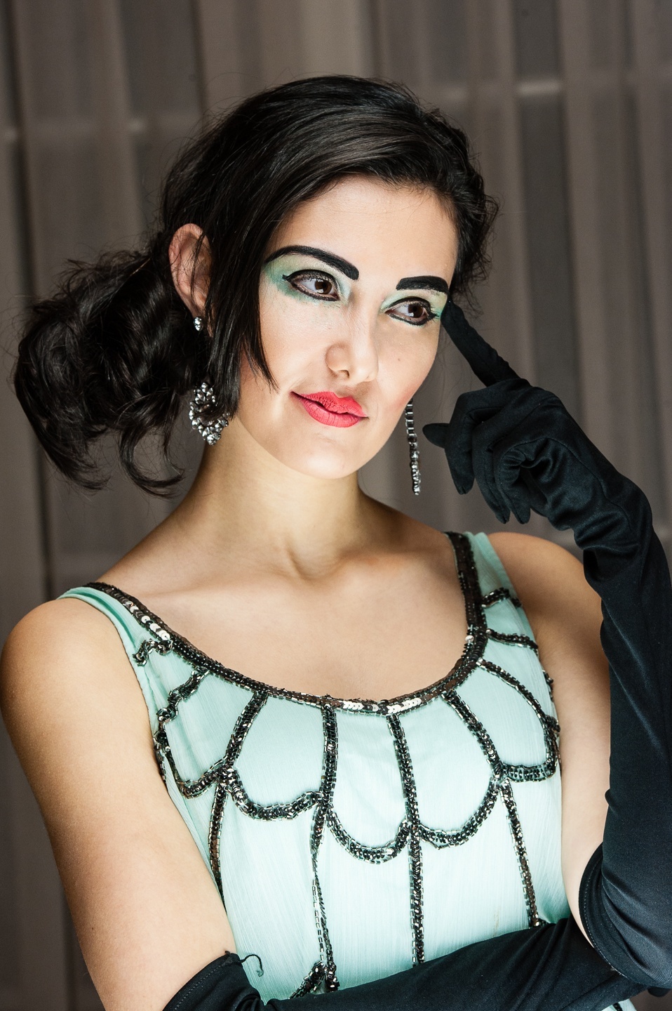 Great Gatsby-Inspired make up and hair