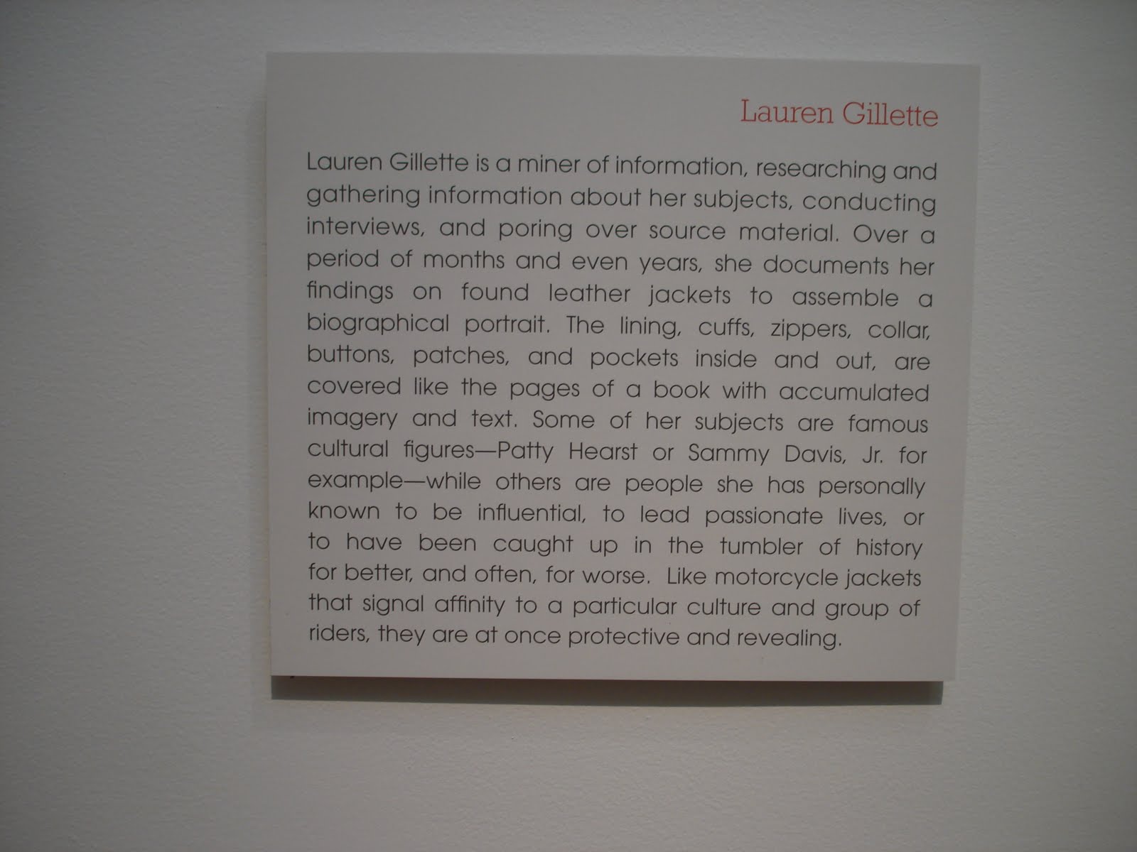 Lauren+gillette+artist