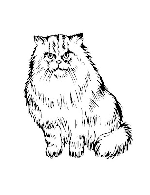 La Chachipedia: Dibujos de gatos para colorear, para imprimir y gifs