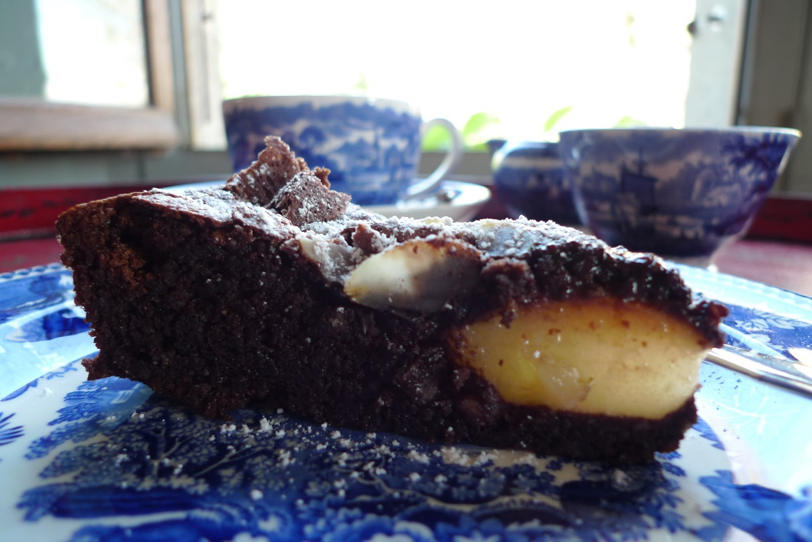 Delicious Mountain Is it really gluten free...??!! Chocolate, pear and