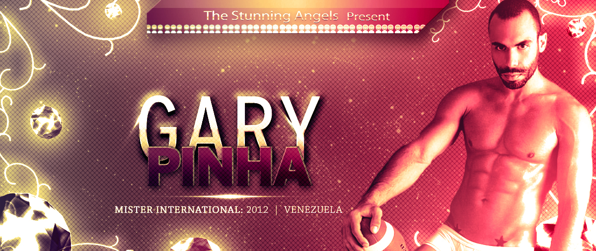 2012 | Mister International | Venezuela | Gary Pinha Banner+Venezuela