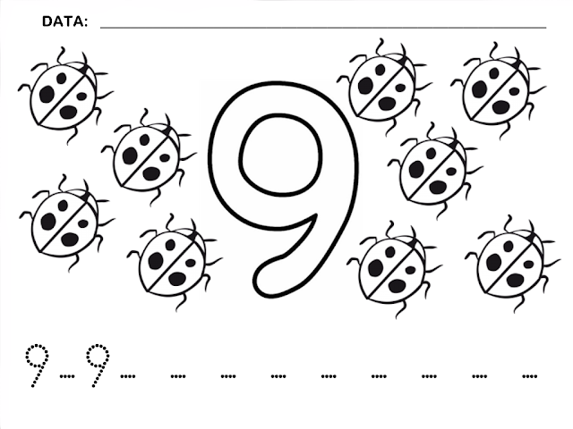 Numeros Del 9 Al 20 Para Colorear Imagui