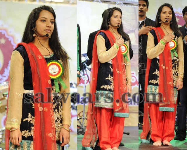 Latest Silk Patiala Salwar
