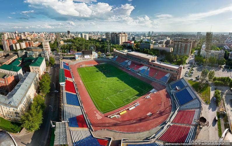 Aprende de Futbol con Cartones - EQUIPOS Spartak+Stadium+(Novosibirsk