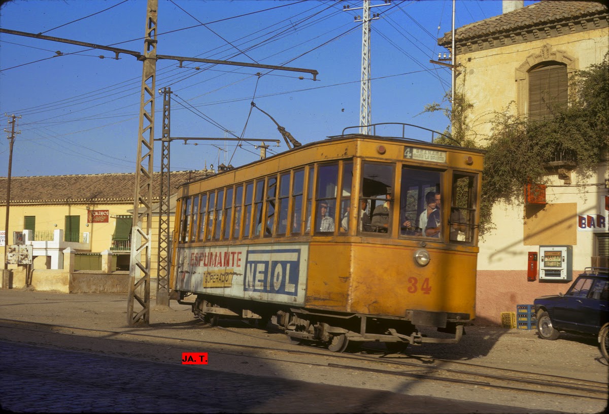 ANTIGUOS TRANVÍAS EN ARMILLA.