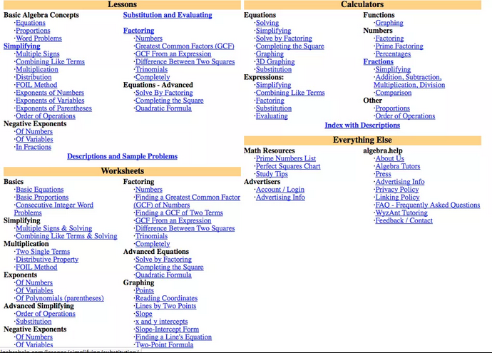 Pre algebra worksheets with answer key image