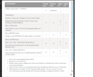 harga tiket wayang GSC