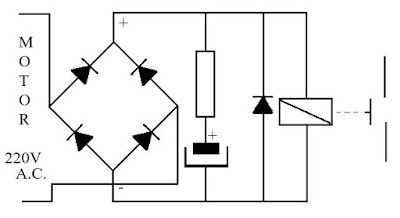 Relay. Off delay with RC