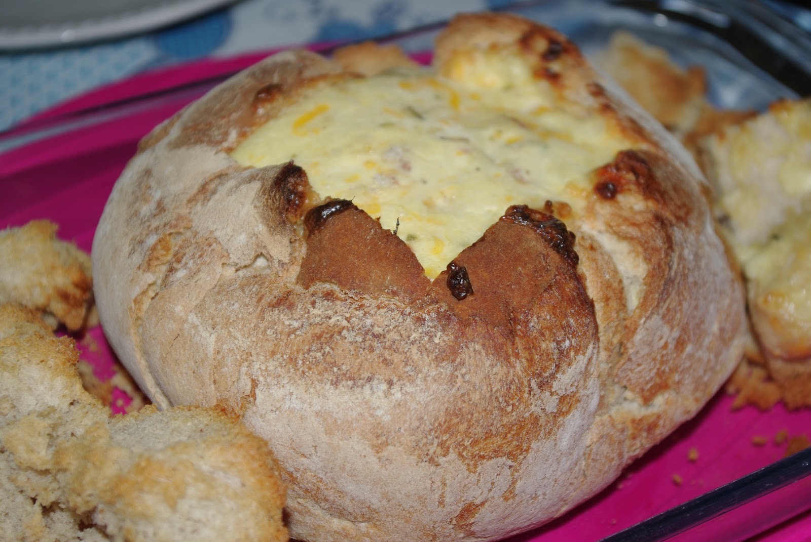 Alquimia dos Tachos Pão Saloio Recheado com Queijos (Fondue)