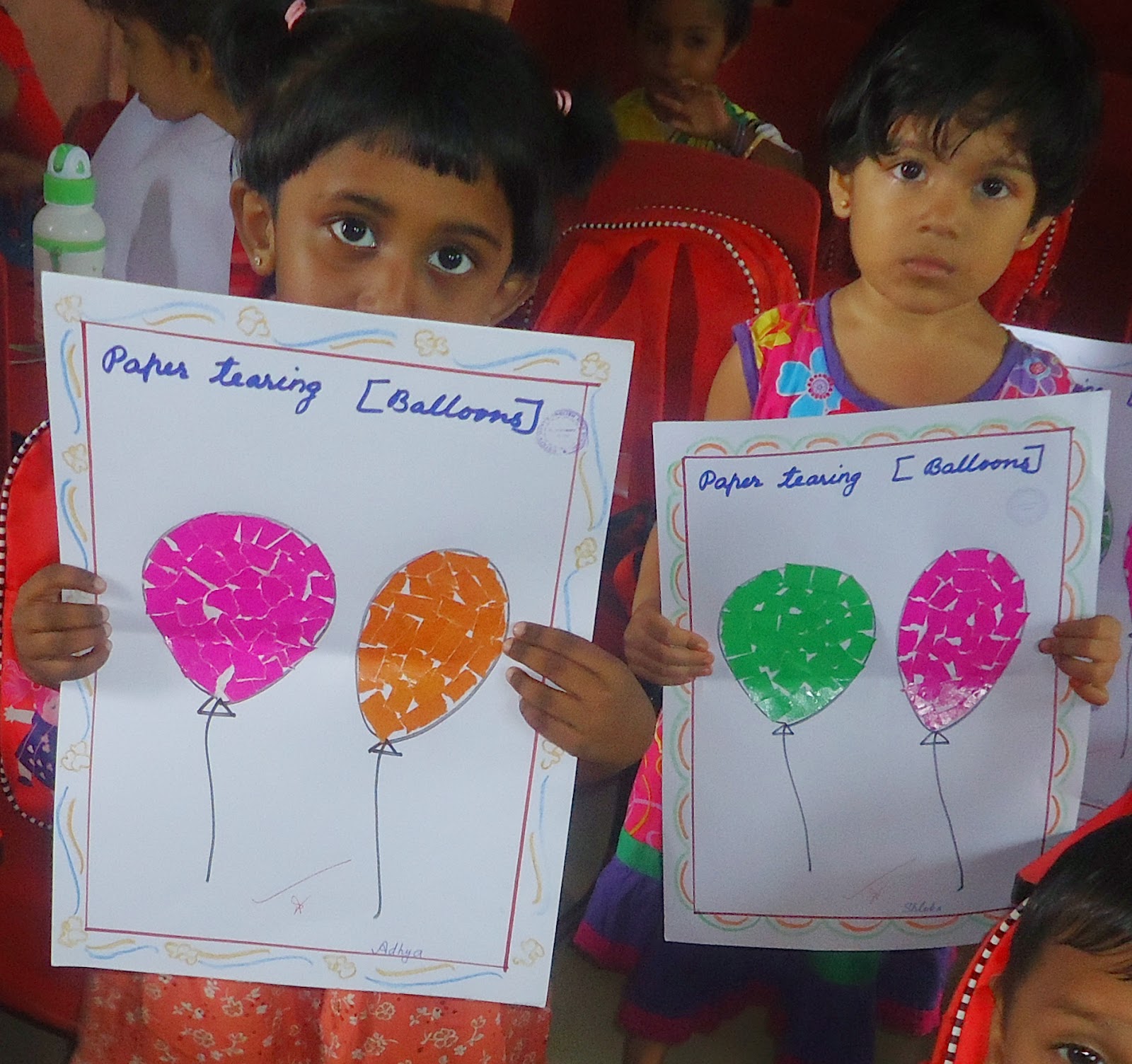 Firstep The PreSchool PAPER TEARING ACTIVITY