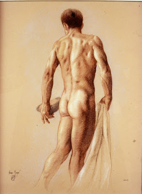 Cuerpos en el tiempo Arte+al+oleo,+desnudos+masculinos+dibujo+sanguina