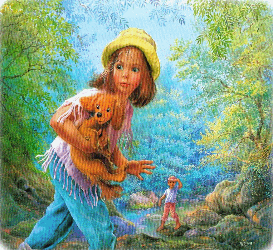 BlushingEyes Drawings of Marcel Marlier known as Martine