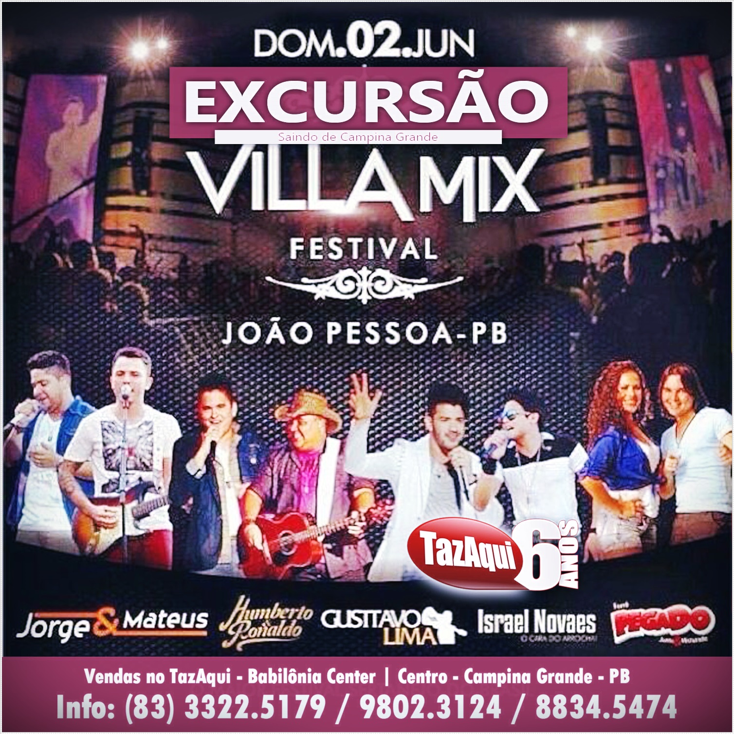 Agenda Nordeste VILLA MIX JOÃO PESSOA