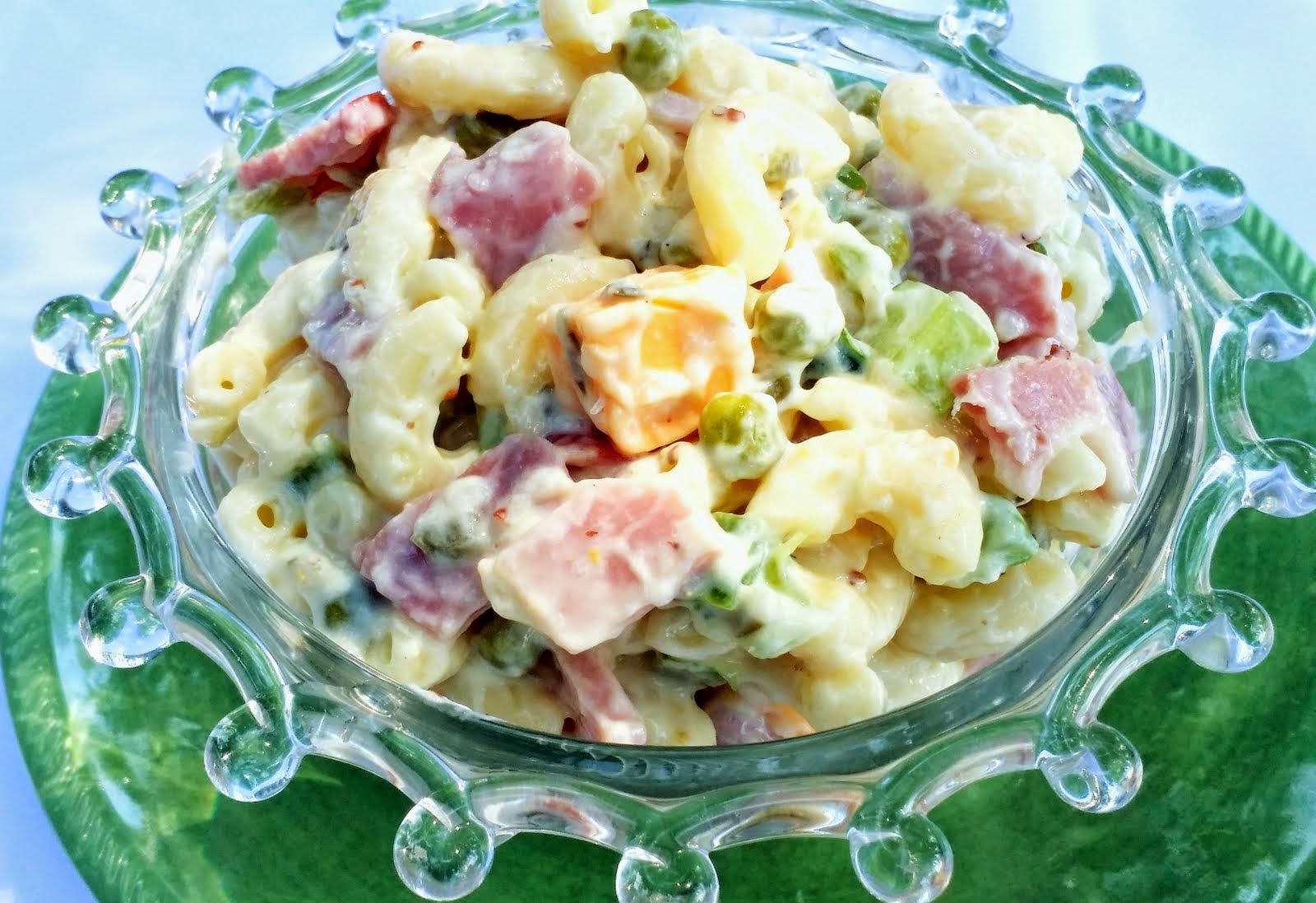 A Table At Robert Ridge Ham and Cheese Macaroni Salad
