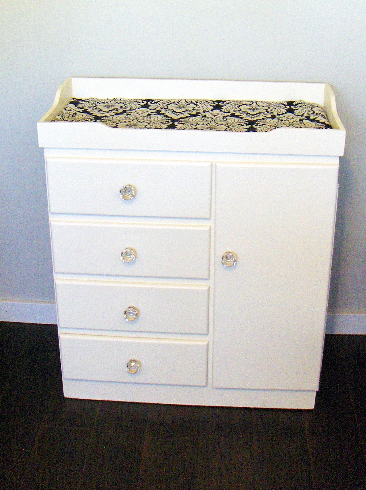 jackandbee designs Chic Cream Baby change table for sale. SOLD