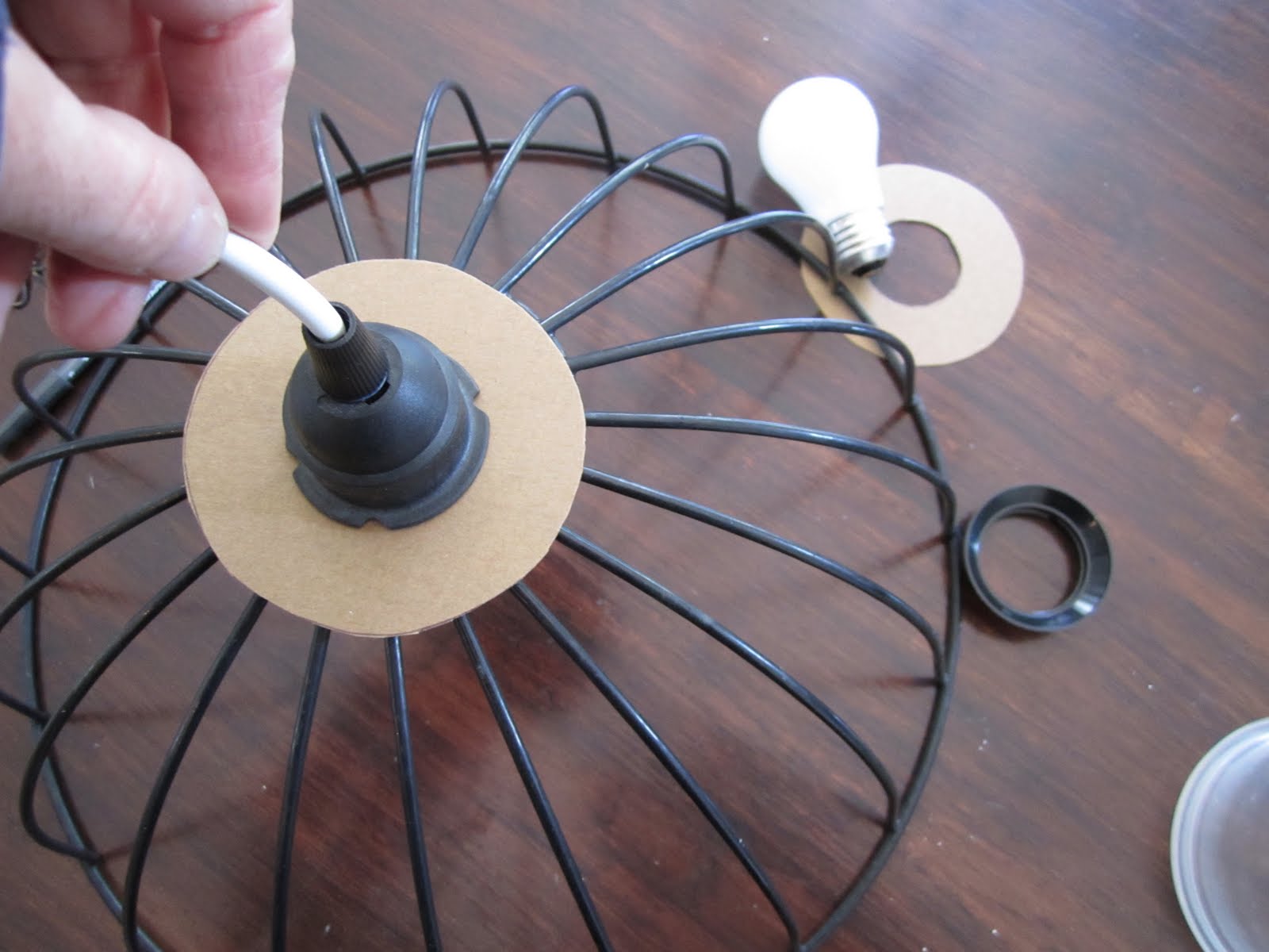 basket light fixture