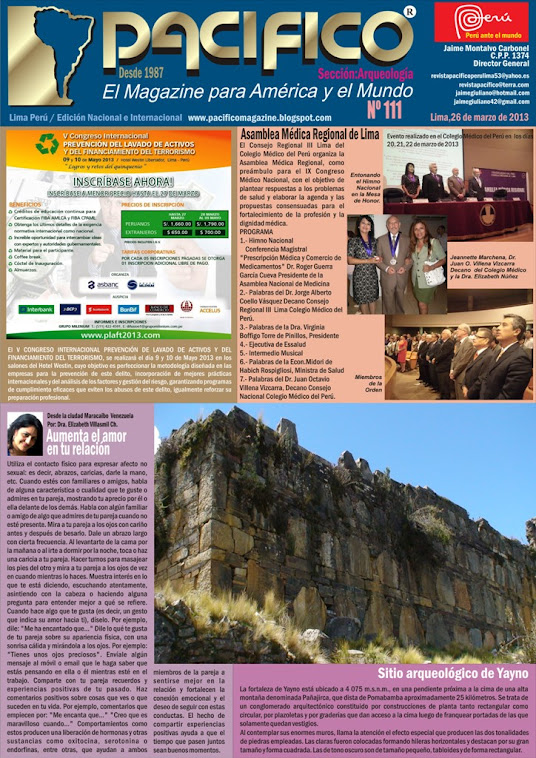 Revista Pacífico Nº 111 Arqueología