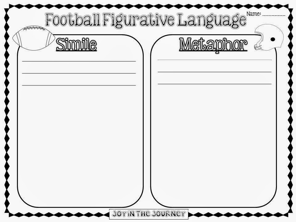 Sports Figurative Language Joy in the Journey