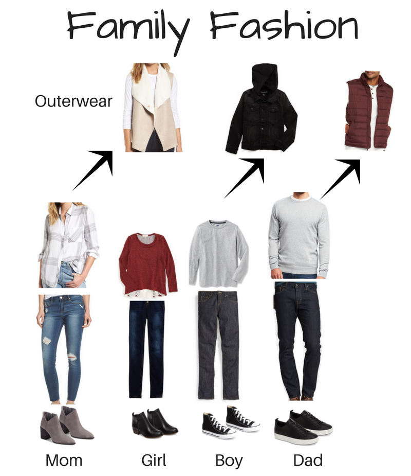 3 Complete Casual Family Outfits For Your Pictures This Year