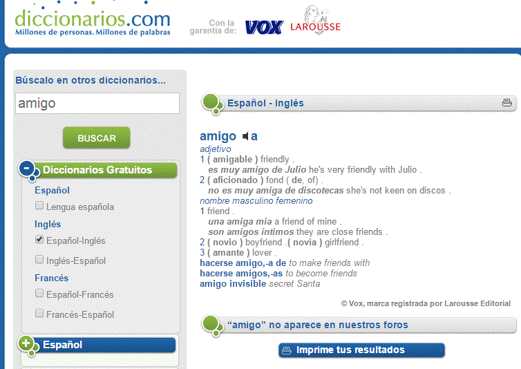 YKnot Write Spanish Online Spanish Dictionaries