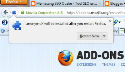 Restart Anonymox