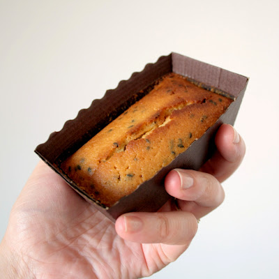 Lemon, lime and black sesame seed mini loaves