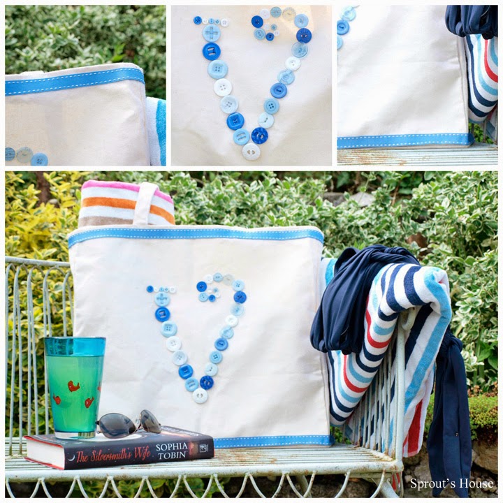 DIY Beach Bag Tutorial Sprout's House