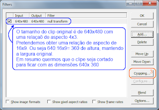 VirtualDub - corte de video - passo 4 VirtualDub - corte de video - passo 4