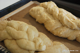 traditional and double braid challah